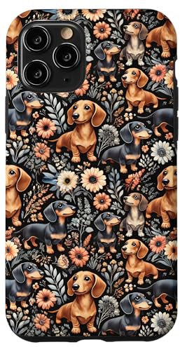 Cute Dachshund Weiner Dog Lovers Pattern Case for iPhone 11 Pro