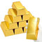 UnicoPak 10 Stück Goldbarren Party Favor Geschenkboxen Schatzsuche Schokolade Münzen Süßigkeiten Boxen Leckerli-Boxen für Piraten Casino Golden Geburtstag Geldgeschenke Motto-Party