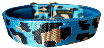 Zugstopp Halsband Hunde Weich Gepolstert 4cm breit Robuster Zugstopp für maximale Sicherheit bequemes Halsband leicht & elegant (max. 38cm Hals- 44cm Kopfumfang)