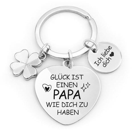 YISCOKO papa geschenk,geburtstag geschenke für papa,schlüsselanhänger geburtstag geschenk von der tochter an den vater.
