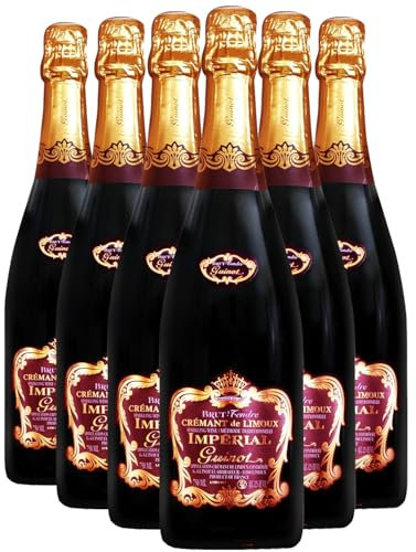 Crémant de Limoux Impérial Boisé Roséwein - Maison Guinot - Sekt süßer - g.U. - Languedoc - Roussillon Frankreich - Rebsorte Chardonnay, Chenin, Mauzac - 6x75cl