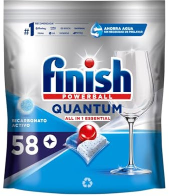 Quantum Essential - Pastillas para lavavajillas (58 unidades, 673 g, 4 unidades)