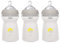 Chicco Natural Feeling Tripacco Biberon Anticolica 6 Mesi + da 330 ml, Biberon con Tettarella in Silicone Morbida e Flessibile, Adatto per Allattamento Misto, Flusso Veloce, Colore Neutro