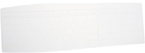 TEHAUX Silicone Keyboard Protector Ultra Thin Washable Skin Cover for Computer Keyboard Flexible Nonslip Sound Dampening Easy to Clean Key Protector