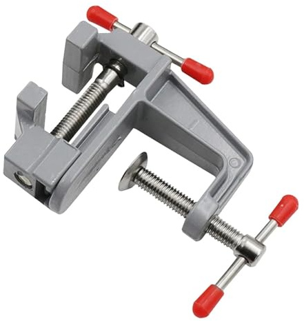 Mini Bench Vise - Portable Aluminium Alloy Workbench Vice for Woodworking and Crafts