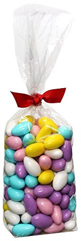 Rita Farhi Pastel Sugar Coated Almond Dragees Luxury Gift Bag - 500g - Assorted Colours Sugar Almond Sweets
