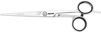 Jaguar White Line Timeless Offset Friseurschere, 14 cm Länge, Silber, 0,0707 kg