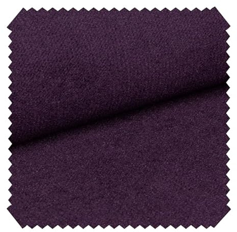 novely® PASSAU - Samtig Weicher Chenille-Möbelstoff - Robuster Polsterstoff - Pflegeleichte Meterware 1lfm | Farbe: 103 Aubergine