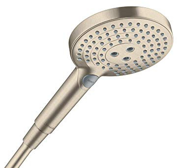 Hansgrohe 26014821 Raindance Select mit Pulverregenhandbrause, nickel gebürstet