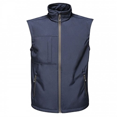 Regatta Gilet Softshell sans Manches Homme imperméable, Respirant E Coupe-Vent Octagon II Bodywarmers Homme Navy(Seal Grey) FR: 5XL (Taille Fabricant: 5XL)