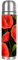 Bouteille d'eau isotherme en acier inoxydable avec motif coquelicots rouges et coccinelles - 500 ml - Pour le bureau, l'école, les voyages