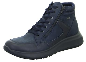 ara Herren Arizona Stiefelette, Blue, 44 EU Weit