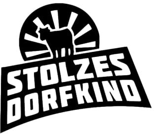 Stolzes Dorfkind Aufkleber Biene Natur Landleben Bayern Traktor Acker 14x12cm in 21 Farben