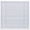 Liveinu Griglia Di Ventilazionegriglia D'Aria Rettangolare Per Porte Degli Armadi Scarpiere E Griglia D'Aria In Alluminio Aiuta I Tuoi Mobili A Ventilare, Griglia Di Scarico 50x50cm Bianco
