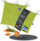 LILENO HOME Set di 2 cuscini per sedia, colore verde mela (40 x 40 x 4,5 cm), per sedia da giardino, cucina o sala da pranzo, resistenti ai raggi UV, per interni ed esterni, come cuscino per sedia