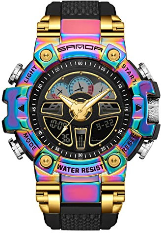 rorios Herren Uhren Sport Digitaluhren Outdoor Militär Uhren mit Alarm Timer Kalender Armbanduhr für Männer Jungen