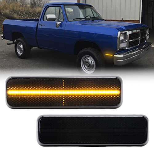 Side Marker Lights for 1972-1993 Ram D150 D250 D350 W250 Fender Lights