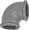 Winkel 90° Grad mit 3/4 Zoll Rohr Innengewinde IG Gewinde Fitting Verschraubung aus Temperguss verzinkt Nr. 90