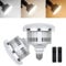 BOLLUMA 2X 50W Fotografie LED Glühbirne Fotolampe Fotoleuchte zweifarbig dimmbar E27 3000–6500K Fotostudio Glühbirne Tageslichtlampe für Studio Fotograf Videoaufnahmen Softbox Heimbeleuchtung