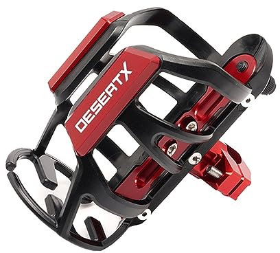 CENMOO Zubehör Für Ducati DesertX Desert X Desertx 2022 2023 Picks Motorrad CNC Getränke Wasser Flasche Trinken Tasse Halter (Farbe : ROT, Größe : Normal)