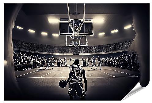 islandburner XXL Bild Poster Basketballspieler Basketball Premium Bilder Fotodruck JEJY-PGR