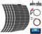 Aysolar 500W 12V Kit Paneles Solares Flexibles 5x100W 18V Monocristalino Placa Solar y 50A Controlador de Cargador para Caravana, RV, Furgonetas, Barco,Yate,carga de Baterías
