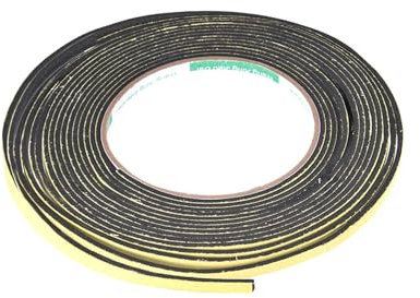 Recogwood Sealing Foam Tape 5mm(W) x 2mm(T) x 5M/16.4ft(L), Self Adhesive Weather Strip for Window Door Insulation