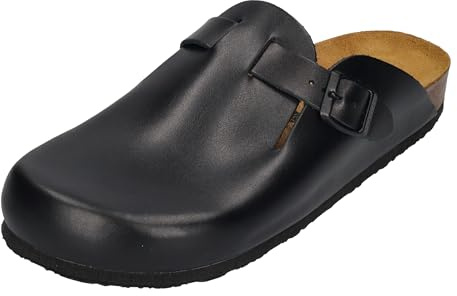 PLAKTON Herrenschuhe Pantoletten - BLOG 171539 - negro, Größe:44 EU