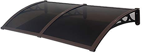 Door Canopy Awning Shelter Canopies Outdoor Cover Door Window Garden Canopy Patio Porch Awning Rain Shelter ，Aluminum Outdoor Patio Canopy Silent Window Shed Endurance Pc Board/C/60 * 120Cm