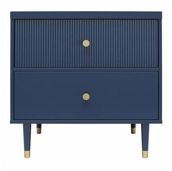 GLigeT Cosmopolitan Elizabeth Couchtisch CosmoLiving Beistelltisch, Marineblau