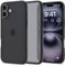 Spigen für iPhone 16 Hülle [Anti-Yellowing] Ultra Hybrid Case Handyhülle Schutzhülle Cover Transparent Durchsichtig Dünn Slim -Frost Black