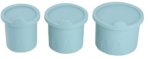 Xchon 3 moldes de silicona para hacer hielo para botellas de agua grandes, cilindros, funda de hielo con tapa