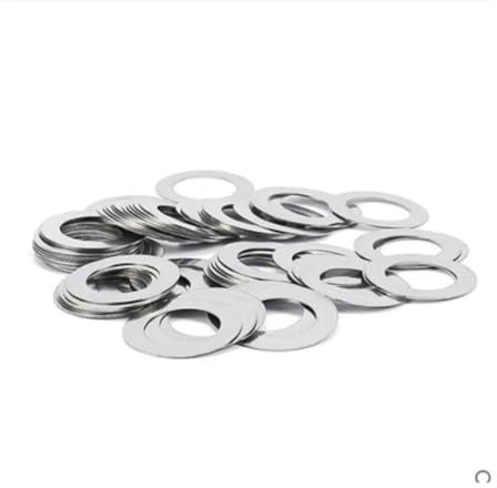 10/20/50/100 Stück 0,1 mm 0,2 mm 0,3 mm 0,5 mm Dicke Unterlegscheibe M3 M4 M5 M6 M7 M8 M9 M10 bis M30 Edelstahl ultradünne Dichtungsscheibe(M3x5 100pcs,Thickness 0.2mm)