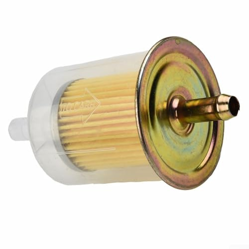 HEIBTENY Kraftstofffilter Industrie Motorrad RV Inline Line groß, 9mm Durchmesser, für Arten von Gartengeräten, Rollern, Motorrädern, Autos usw