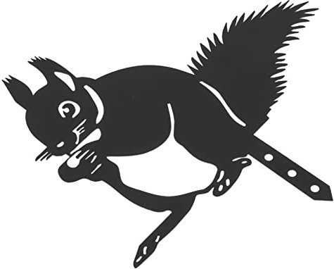 TOBBOMEY Kreativer Eisen-Maulwurf Gartenstecker Wetterfeste Deko Für Außenbereich Realistische Form Einfach Einsetzbar Ornament Für Garten