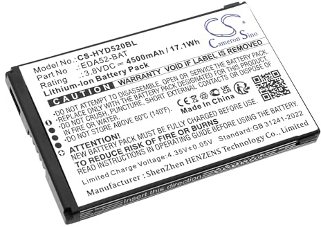TCTK Akku 4500mAh Kompatibel mit [Honeywell] ScanPal EDA52 Ersetzt 50172021-001, EDA52-BAT