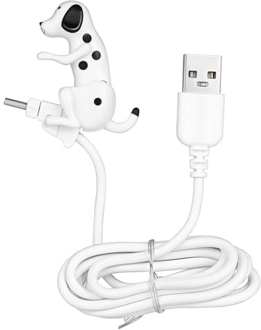 NUOBESTY USB-Kabel, 1 x Typ-C-Ladegerät, Schnellladekabel, lustiges Hunde-Typ-C-Ladekabel für Typ-C-Anschluss-Ladegeräte, Mobiltelefone