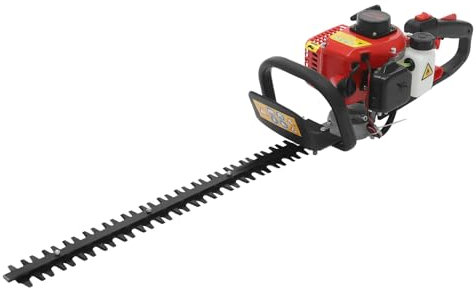 Petrol Hedge Trimmer Lightweight, Double-Edged Hedge Trimmer, Petrol Grass Trimmers, Anti-Vibration Handle, Lightweight and Powerful, 9000r/min 22.5cc, for Pruning Branches Less Than 0.39-inch in Diam