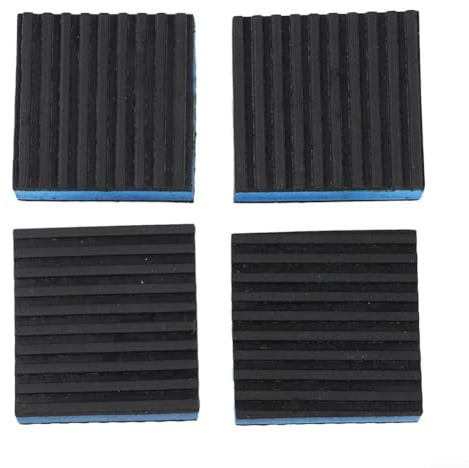 Rubber EVA Shock Isolation Pads 4 Pack 120x120x22mm for Vibration Control on Air Conditioning Units, Mini Split Heat Pumps, Washing Machines and Dryers