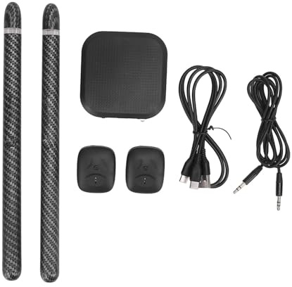 Luocute Virtual Air Drum Set, 0 Latenzdrumming, Geräuschlose Drumsticks, Ideal für Alle Altersgruppen, Taschentrommel überall, Jugendliche Erwachsenen -Schlagzeugergeschenk
