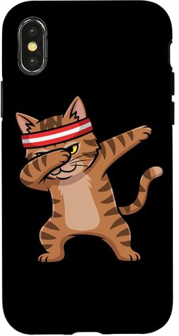 Tabby with Headband Dab Case for iPhone X/XS