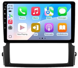 Car Radio para Kia Sorento 2004-2008 Android 15 9 Pulgadas Pantalla Táctil con BT GPS WiFi FM Carpaly Backup Camera Cooling Fan para, 4 Core 2G+64G