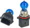 CARALL 2 Stück Halogenlampen 12V Weiß mit Xenon-Effekt (P13W 12V 13W PG18.5d-1 12277C1)