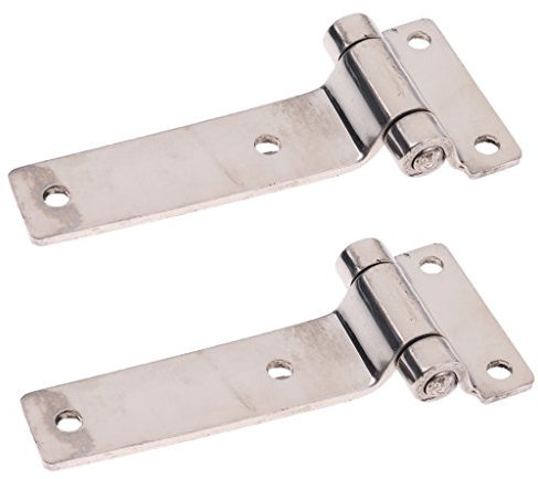 2x Bisagra Larga de Acero Inoxidable Pieza de Accesorio para Camión Remolque