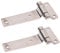 2x Bisagra Larga de Acero Inoxidable Pieza de Accesorio para Camión Remolque