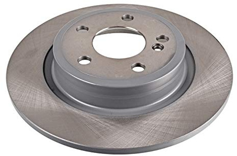 Blue Print ADN143185 Brake Disc Set (2 Brake Disc) rear, full, No. of Holes 5