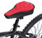 Alomejor Fahrrad Sitzbezug Radfahren Rutschfeste Wasserdichte Weiche Komfortable Pad Ergonomisches Design Atmungsaktive Fahrrad Kissen 4 Farben(Rot)