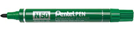 Pentel N50-DE Aluminiumgehäuse, 12 Stück grün