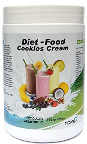 Nale Diet Food Batido Sabor Cookies Cream 500Gr 1 Unidad 500 g