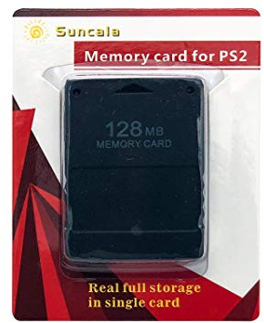 Suncala 128MB Memory Card for PlayStation 2, High Speed Memory Card for Sony PS2
